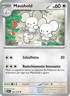 Maushold, Evoluzioni a Paldea Nº 168 Normal