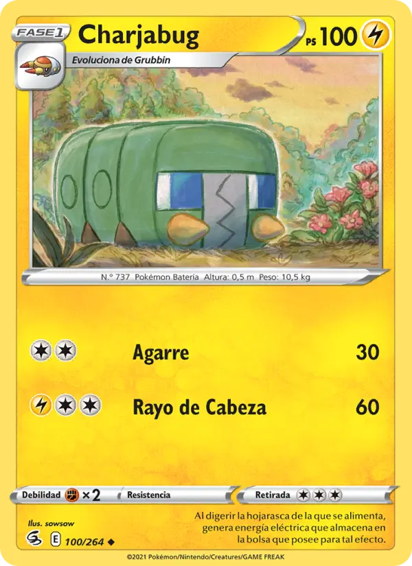 Charjabug, Golpe Fusión No. 100