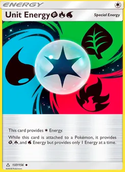 Unit Energy GrassFireWater, Ultra Prism Nº 137 Normal