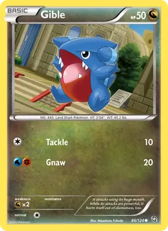 Gible, Dragons Exalted No. 86 Normal