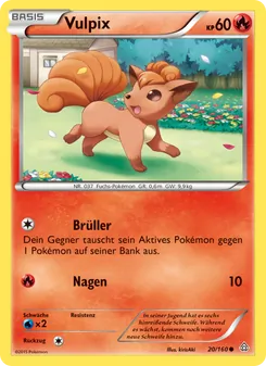 Vulpix, Protoshock No. 20 Normal