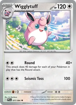 Wigglytuff, Phantasmal Flames Nº 077 Normal