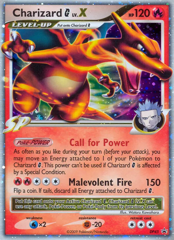 Charizard G, DP Black Star Promos Nº DP45
