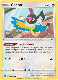 Chatot, Rebel Clash Nº 142 Normal