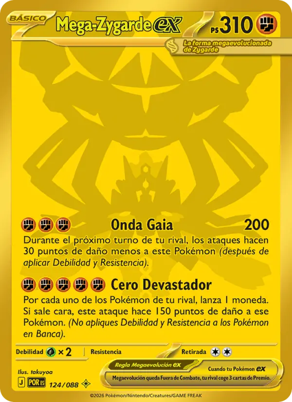 Mega-Zygarde ex, Equilibrio Perfecto No. 124