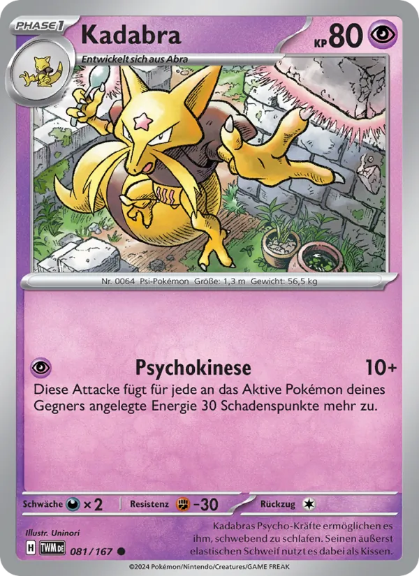 Kadabra, Maskerade im Zwielicht No. 081