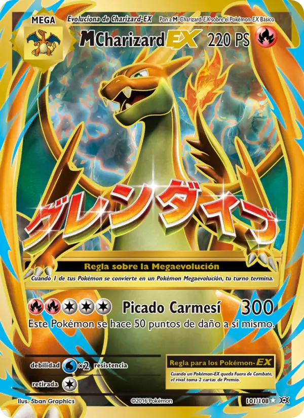 M-Charizard EX, Evoluciones No. 101