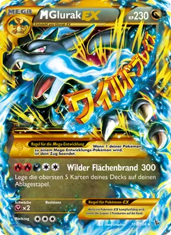 M-Glurak EX, Flammenmeer No. 108 Normal