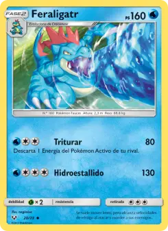 Feraligatr, Leyendas Luminosas Nº 20 Normal