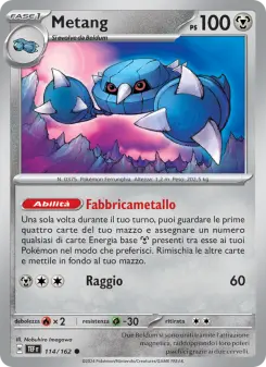 Metang, Cronoforze No. 114 Normal