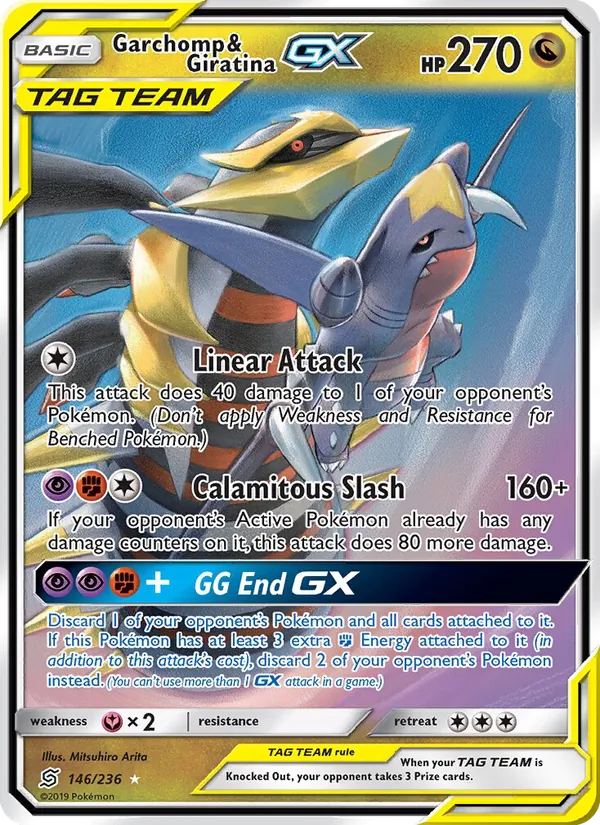 Garchomp & Giratina GX, Unified Minds Nº 146