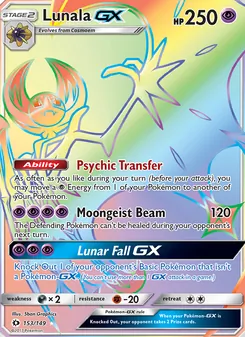 Lunala GX, Sun & Moon Nº 153 Normal
