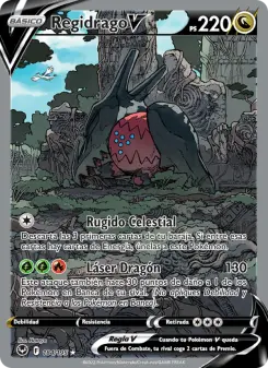Regidrago V, Tempestad Plateada Nº 184 Holo