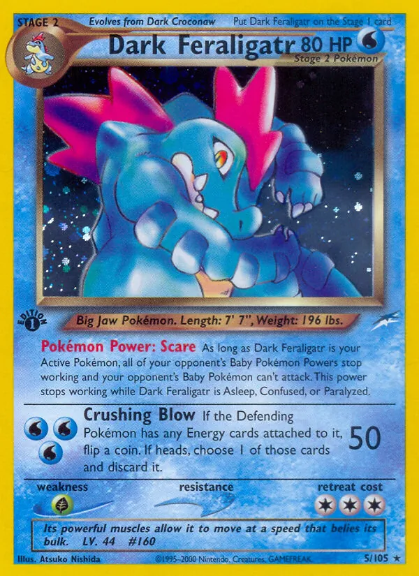 Dark Feraligatr, Neo Destiny Nº 5