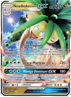 Noadkoko d’Alola GX, Invasion Carmin No. 74 Normal