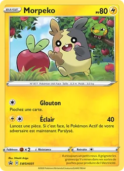 Morpeko, Promo SWSH Nº SWSH031 Holo