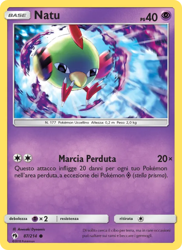 Natu, Tuoni Perduti No. 87