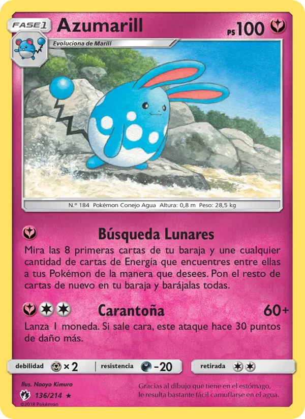 Azumarill, Truenos Perdidos No. 136