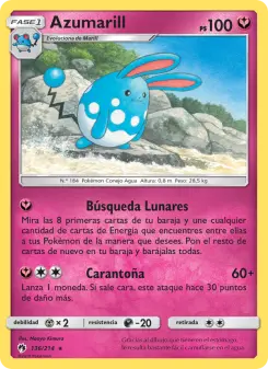 Azumarill, Truenos Perdidos No. 136 Normal
