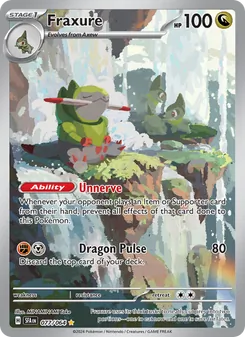 Fraxure, Shrouded Fable No. 077 Holo