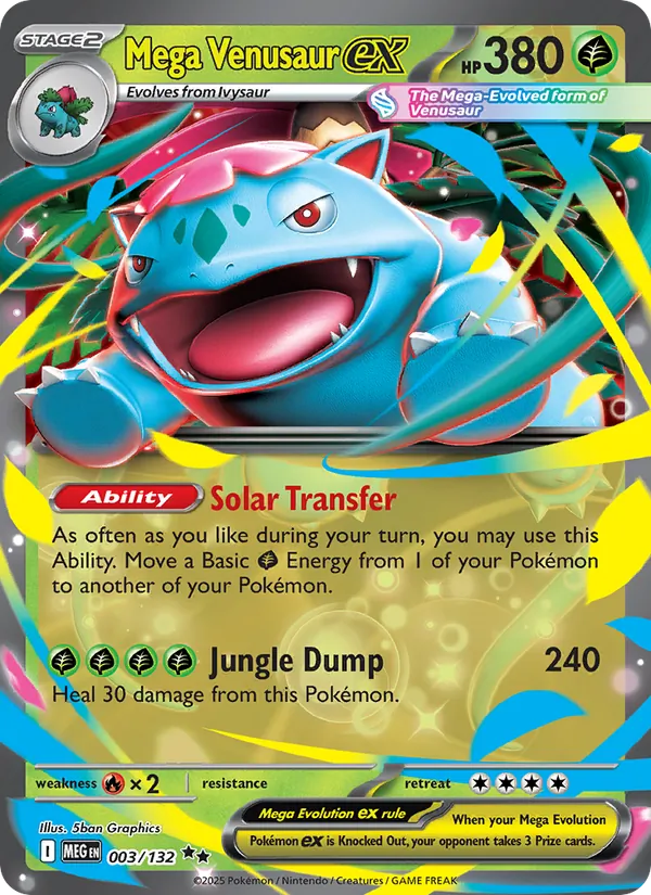 Mega Venusaur ex, Mega Evolution No. 003