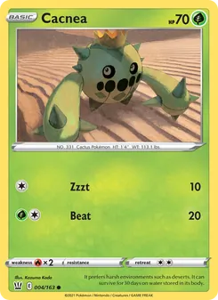 Cacnea, Battle Styles No. 4