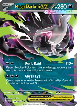 Mega Darkrai ex, Pitch Black Nº 048 Holo