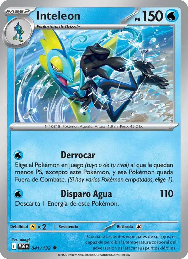 Inteleon, Megaevolución Nº 041