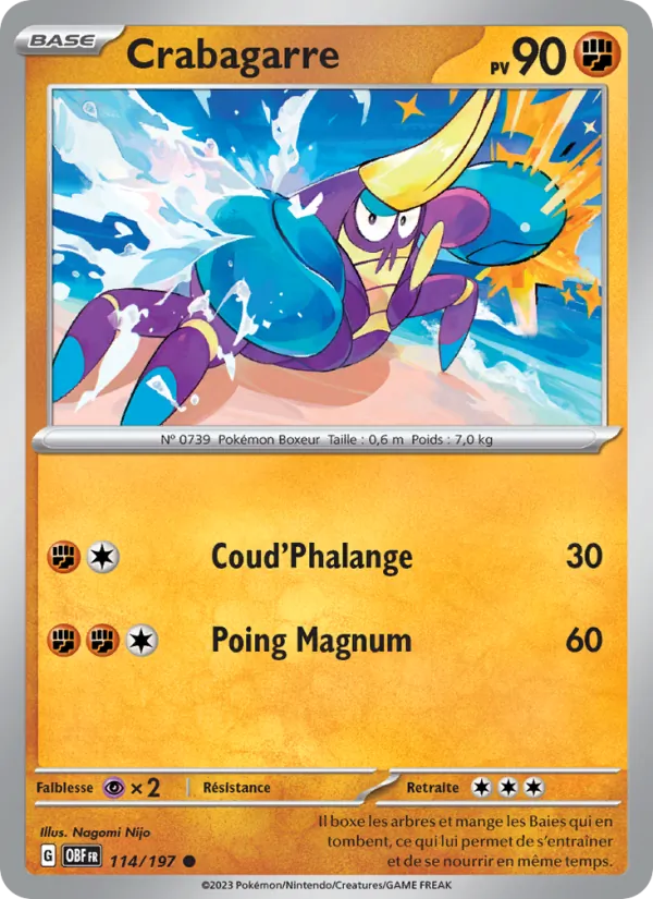 Crabagarre, Flammes Obsidiennes No. 114