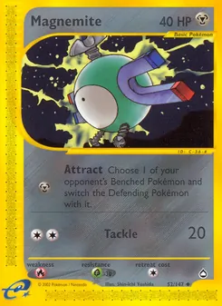 Magnemite, Aquapolis No. 52 Normal