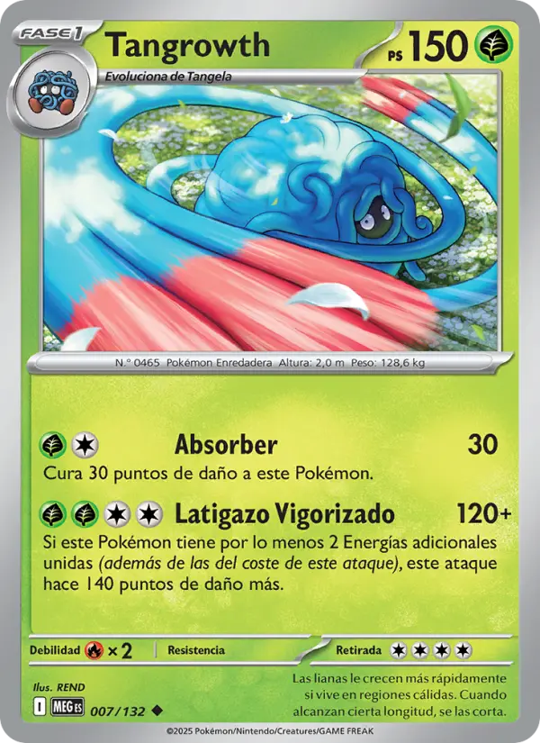 Tangrowth, Megaevolución Nº 007