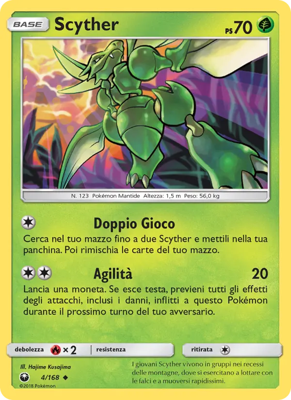 Scyther, Tempesta Astrale No. 4