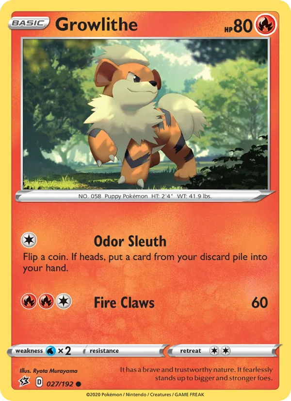 Growlithe, Rebel Clash No. 27