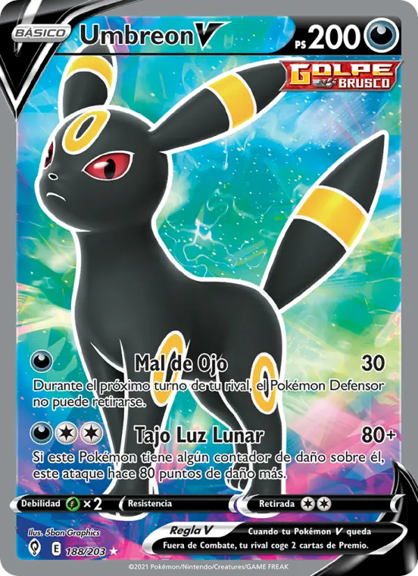 Umbreon V, Cielos Evolutivos No. 188