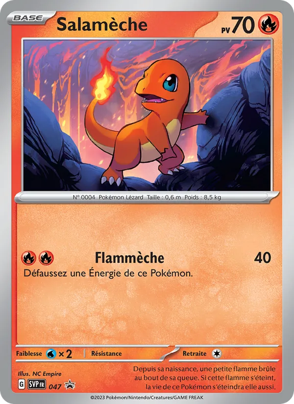 Salamèche, SVP Black Star Promos Nº 047