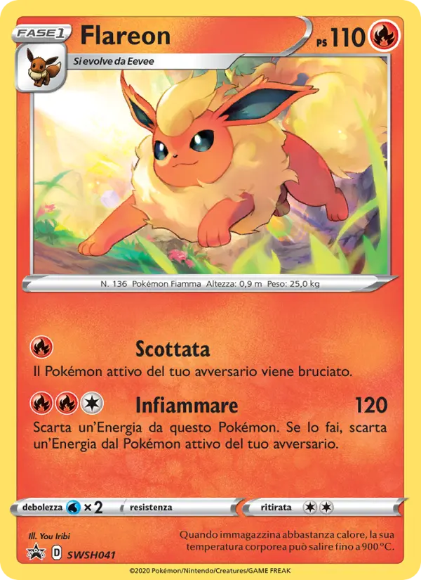 Flareon, SPSC Promo Nº SWSH041