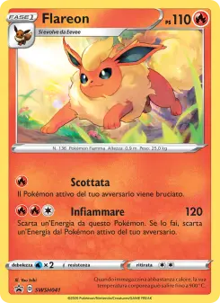 Flareon, SPSC Promo No. SWSH041 Holo