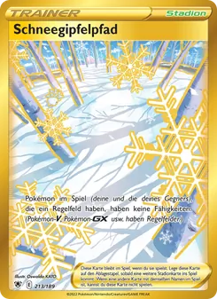 Schneegipfelpfad, Astralglanz Nº 213 Holo