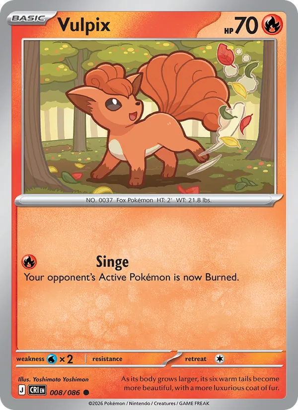 Vulpix, Chaos Rising No. 008