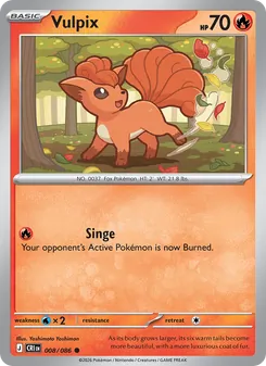 Vulpix, Chaos Rising No. 008 Normal