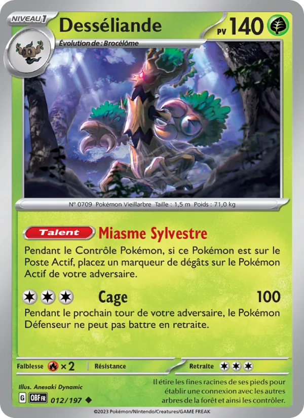Desséliande, Flammes Obsidiennes No. 012
