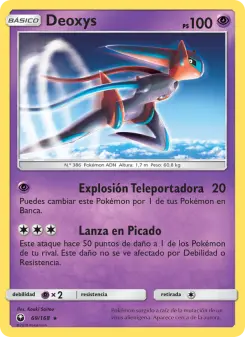 Deoxys, Tormenta Celestial Nº 69 Normal