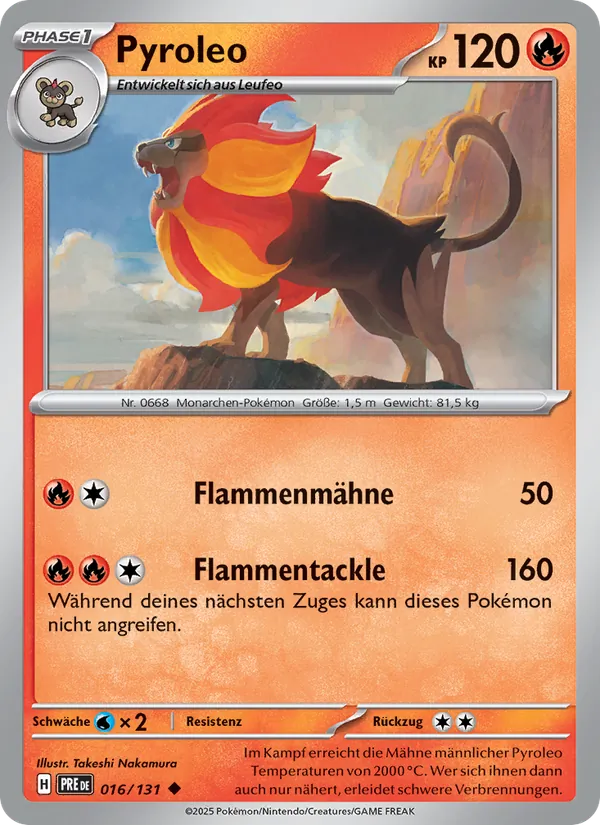 Pyroleo, Prismatische Entwicklungen No. 016