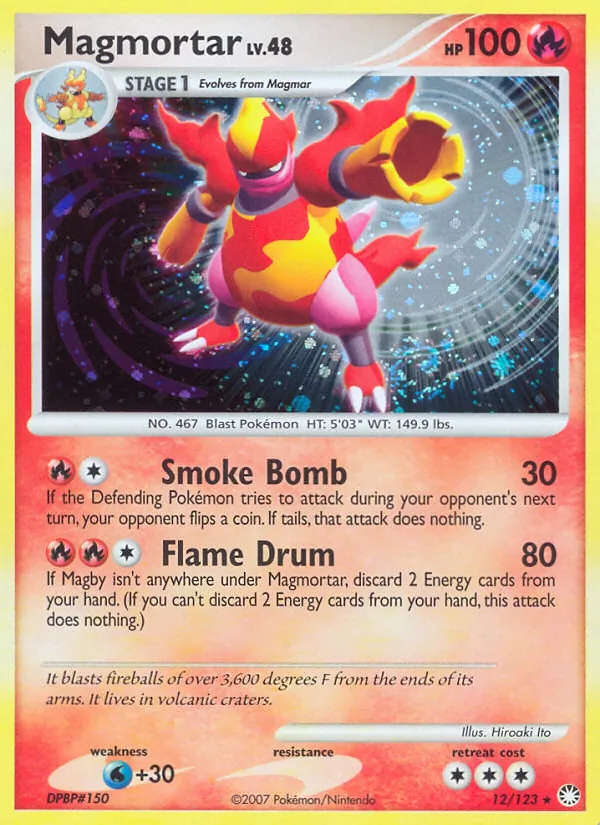 Magmortar, Mysterious Treasures No. 12