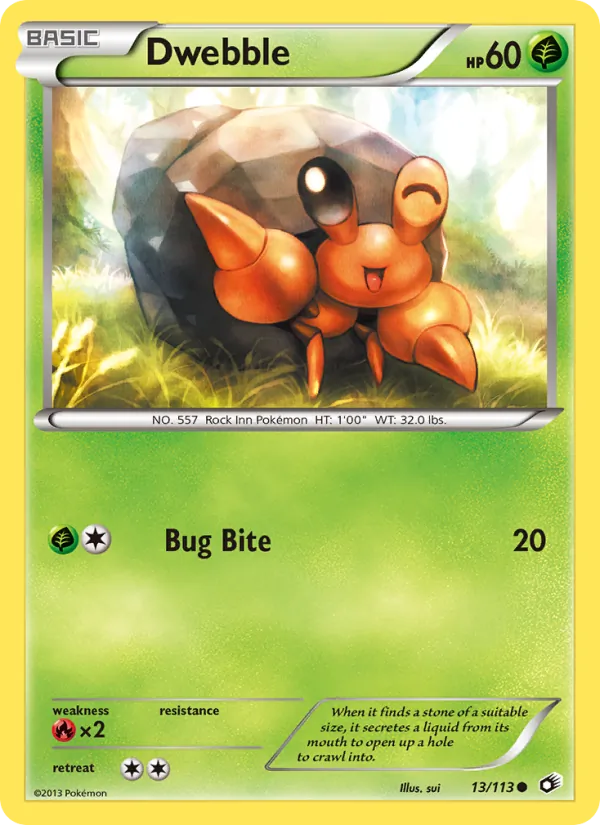 Dwebble, Legendary Treasures No. 13