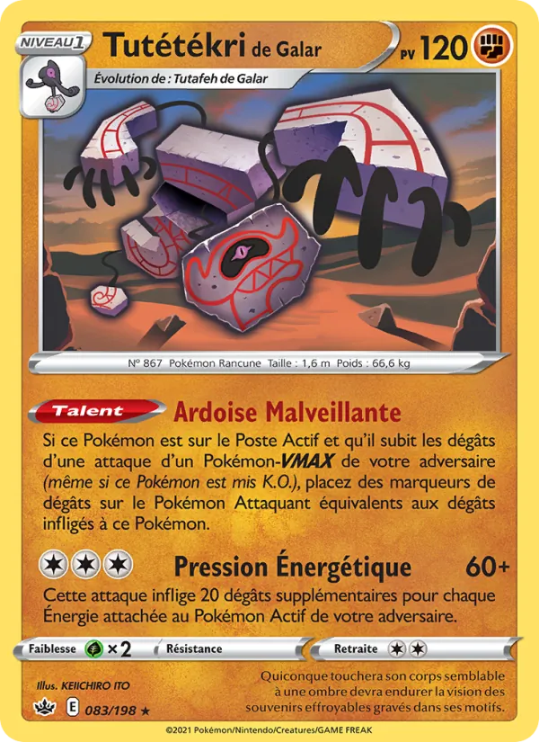Tutétékri de Galar, Règne de Glace No. 83