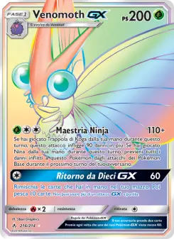 Venomoth GX, Legami Inossidabili No. 216 Normal