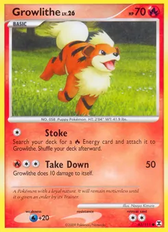 Growlithe, Rising Rivals Nº 63 Normal