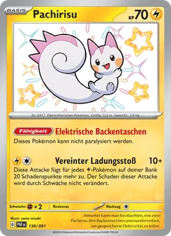 Pachirisu, Paldeas Schicksale No. 138 Holo