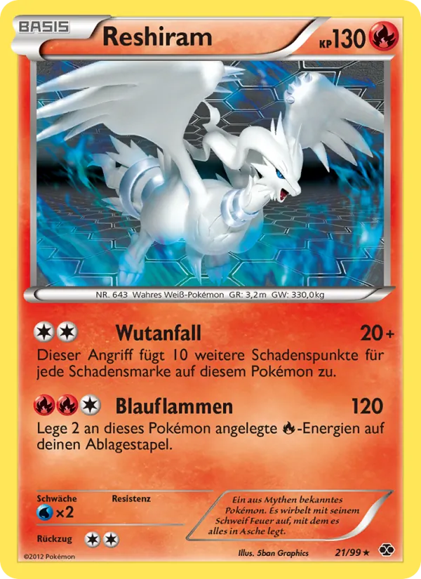 Reshiram, Kommende Schicksale No. 21